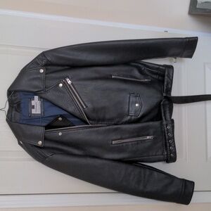 Topman leather jacket